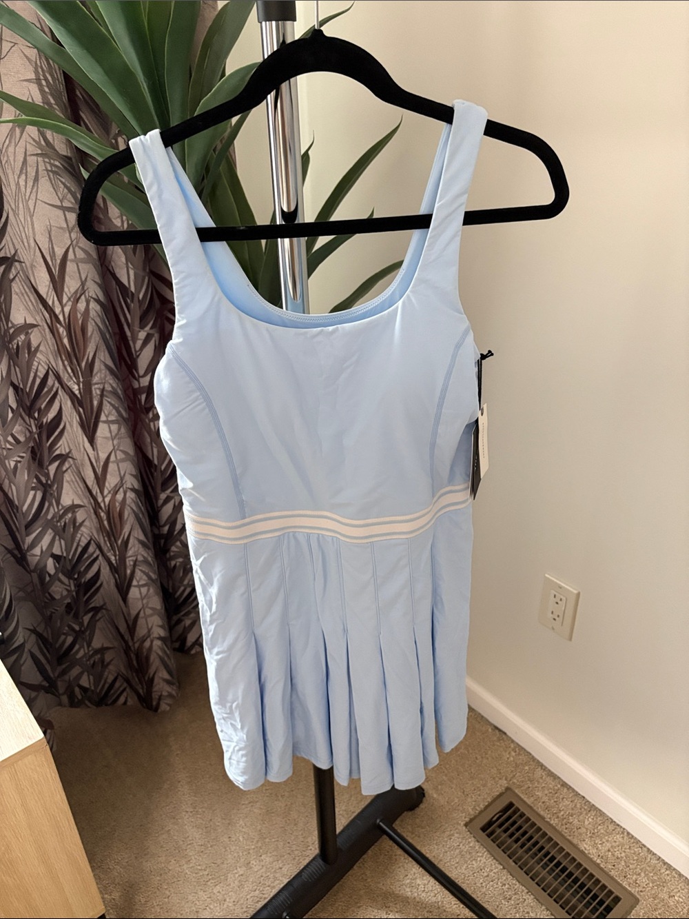 Anthropologie The Upside Peached Lettuce Mini Dress Size Large - Picture 5 of 8